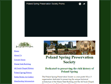 Tablet Screenshot of polandspringps.org